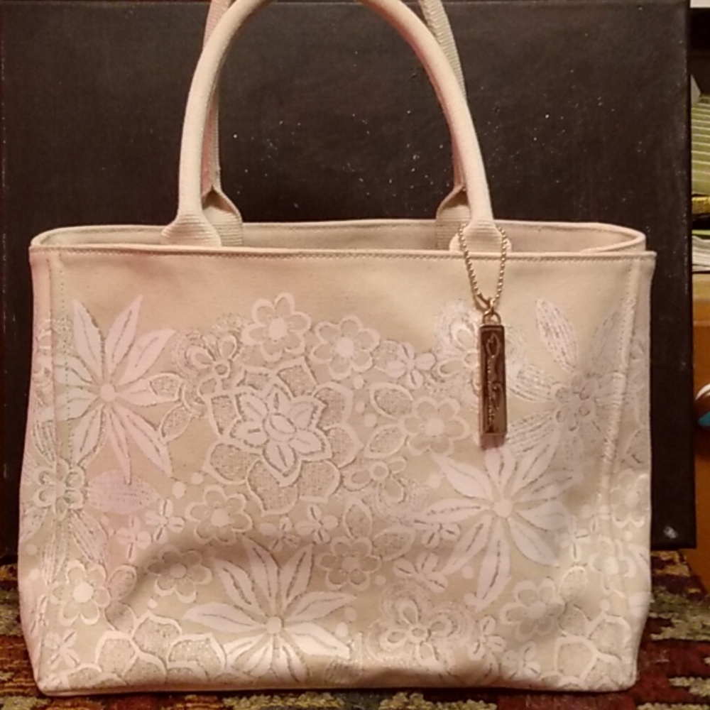 Oscar De La Renta Canvas Tote